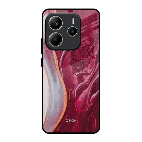 Crimson Ruby Glossy Case for Redmi Note 14 5G