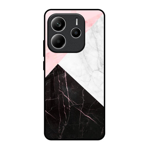 Marble Collage Art Glossy Case For Redmi Note 14 5G