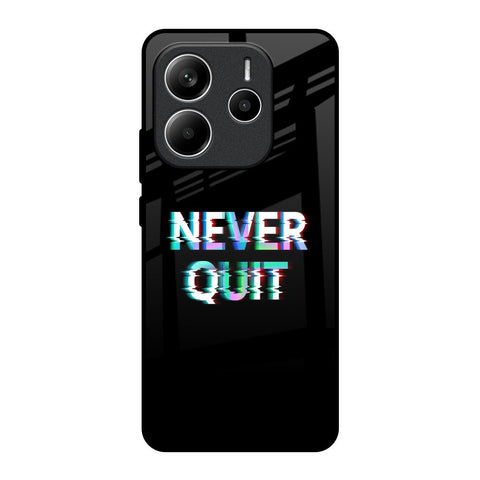 Never Quit Glossy Case For Redmi Note 14 5G