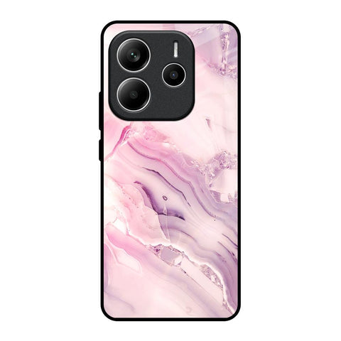 Diamond Pink Gradient Glossy Case For Redmi Note 14 5G