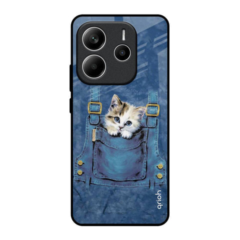 Kitty In Pocket Glossy Case For Redmi Note 14 5G