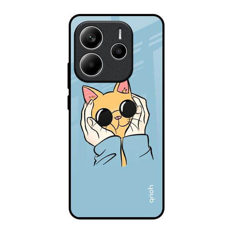 Adorable Cute Kitty Glossy Case For Redmi Note 14 5G