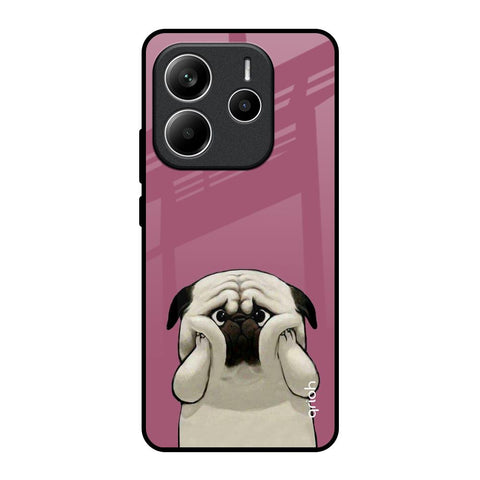 Funny Pug Face Glossy Case For Redmi Note 14 5G