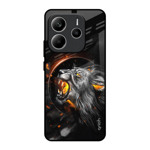 Aggressive Lion Glossy Case for Redmi Note 14 5G