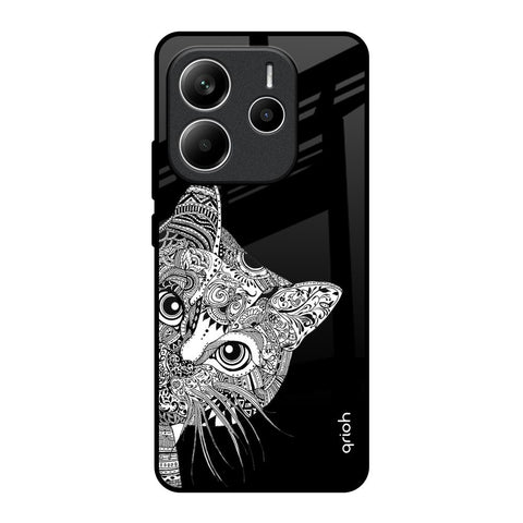 Kitten Mandala Glossy Case for Redmi Note 14 5G