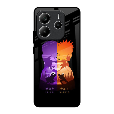 Minimalist Anime Glossy Case for Redmi Note 14 5G
