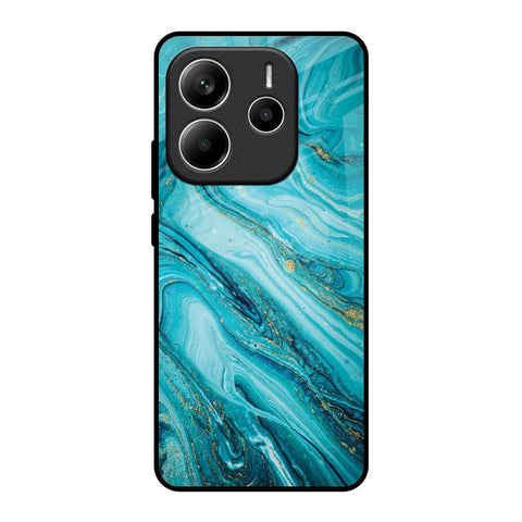 Ocean Marble Glossy Case for Redmi Note 14 5G