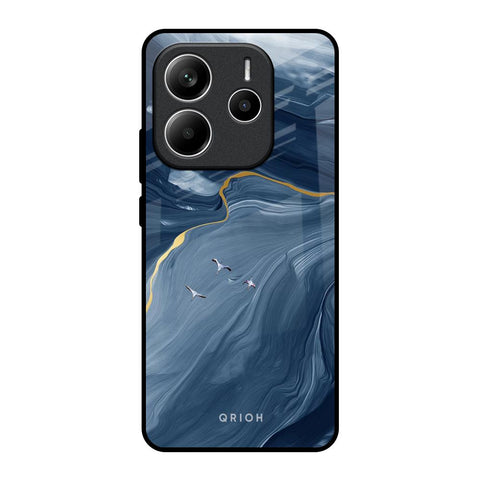 Deep Ocean Marble Glossy Case for Redmi Note 14 5G