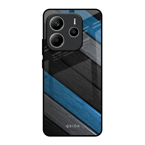 Multicolor Wooden Effect Glossy Case for Redmi Note 14 5G