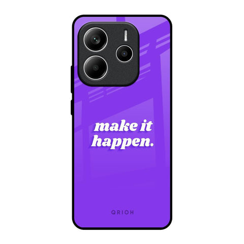 Make it Happen Glossy Case for Redmi Note 14 5G