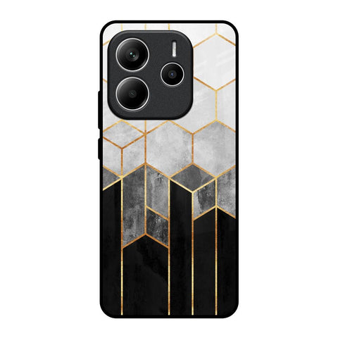 Tricolor Pattern Glossy Case for Redmi Note 14 5G