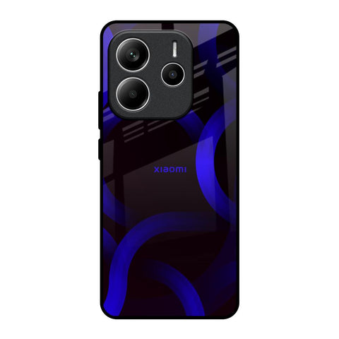 Blue Ring Light Glossy Case for Redmi Note 14 5G