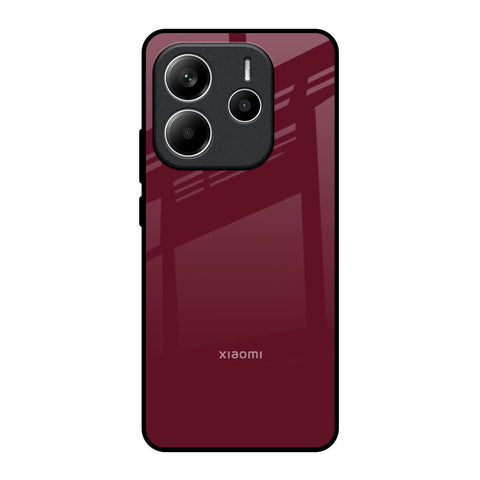 Classic Burgundy Glossy Case for Redmi Note 14 5G