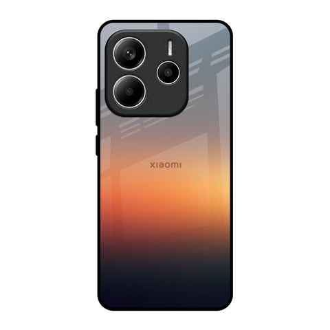 Aesthetic Orange Glossy Case for Redmi Note 14 5G