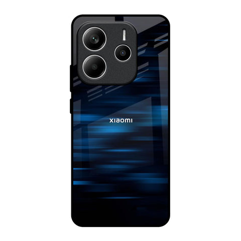 Blue Rough Abstract Glossy Case for Redmi Note 14 5G