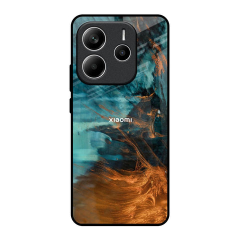 Golden Splash Glossy Case for Redmi Note 14 5G