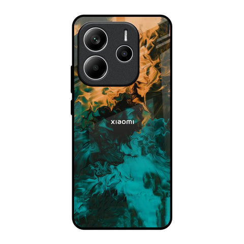 Watercolor Wave Glossy Case for Redmi Note 14 5G