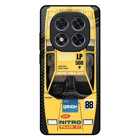 Yellow Racing Car Glossy Case for Redmi Note 14 Pro 5G