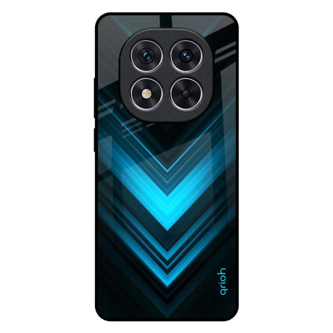 Vertical Blue Arrow Glossy Case For Redmi Note 14 Pro 5G