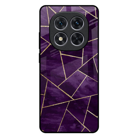 Geometric Purple Glossy Case For Redmi Note 14 Pro 5G