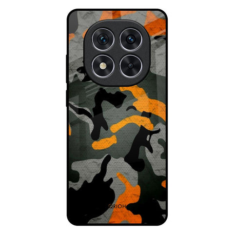 Camouflage Orange Glossy Case For Redmi Note 14 Pro 5G