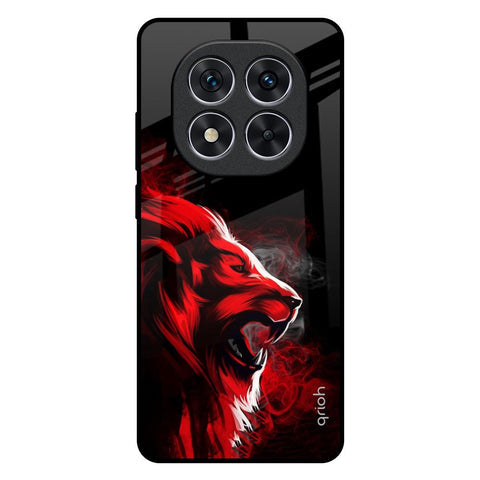 Red Angry Lion Glossy Case for Redmi Note 14 Pro 5G