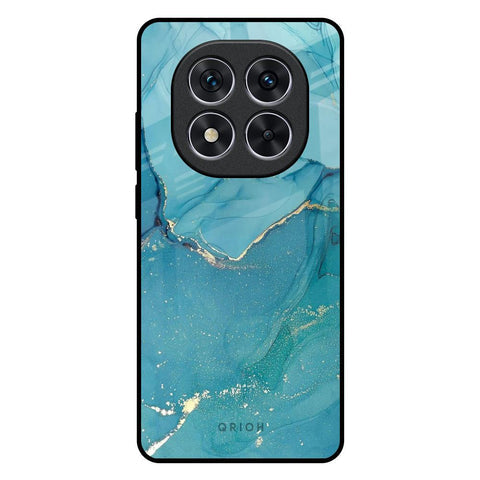 Blue Golden Glitter Glossy Case for Redmi Note 14 Pro 5G