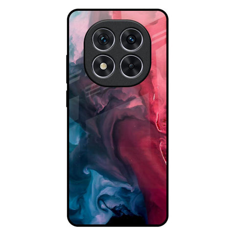 Blue & Red Smoke Glossy Case for Redmi Note 14 Pro 5G