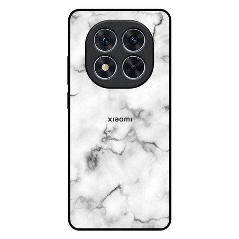 Satin White Marble Glossy Case for Redmi Note 14 Pro 5G