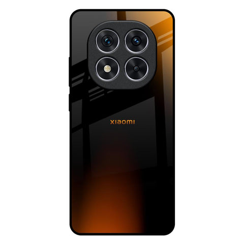 Orange Black Fusion Glossy Case for Redmi Note 14 Pro 5G