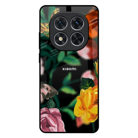 Flowers & Butterfly Glossy Case for Redmi Note 14 Pro 5G
