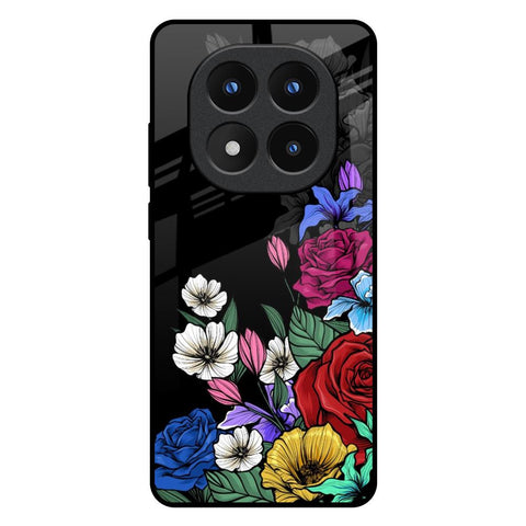 Rose Flower Bunch Art Glossy Case for Redmi Note 14 Pro Plus 5G