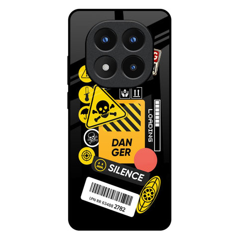 Danger Signs Glossy Case for Redmi Note 14 Pro Plus 5G
