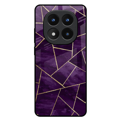 Geometric Purple Glossy Case For Redmi Note 14 Pro Plus 5G