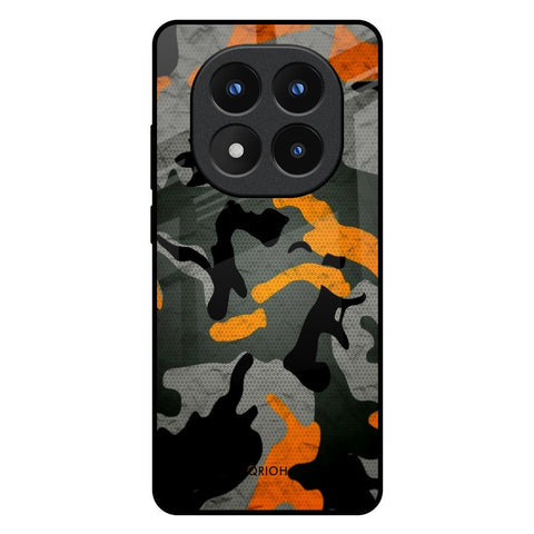 Camouflage Orange Glossy Case For Redmi Note 14 Pro Plus 5G