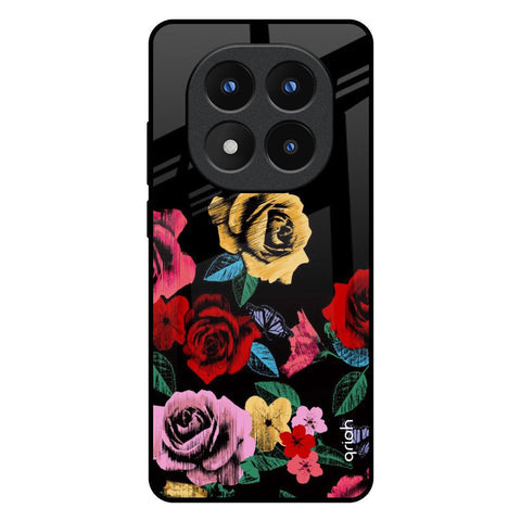 Floral Decorative Glossy Case For Redmi Note 14 Pro Plus 5G