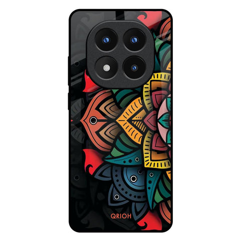 Retro Gorgeous Flower Glossy Case for Redmi Note 14 Pro Plus 5G