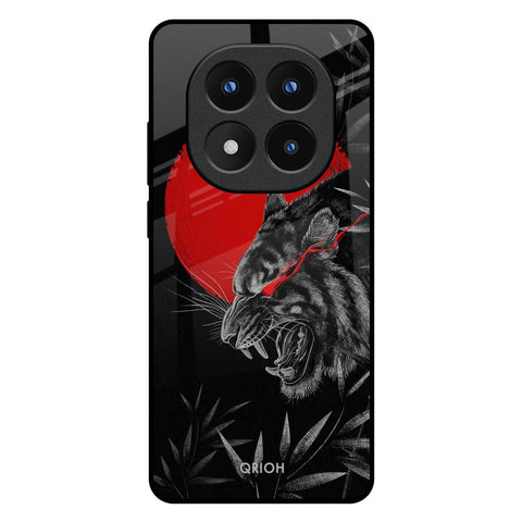 Red Moon Tiger Glossy Case for Redmi Note 14 Pro Plus 5G