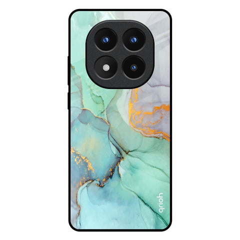 Green Marble Glossy Case for Redmi Note 14 Pro Plus 5G