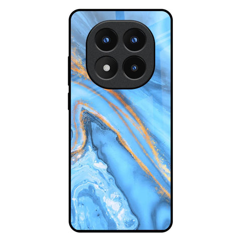 Vibrant Blue Marble Glossy Case for Redmi Note 14 Pro Plus 5G