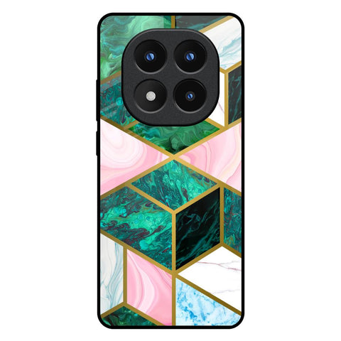 Seamless Green Marble Glossy Case for Redmi Note 14 Pro Plus 5G
