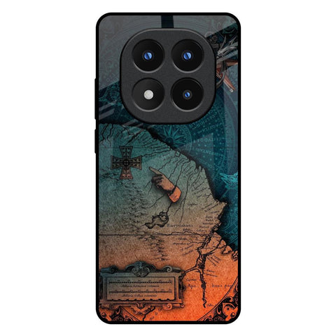 Geographical Map Glossy Case for Redmi Note 14 Pro Plus 5G
