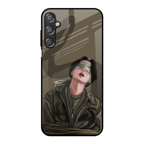 Blind Fold Glossy Case for Samsung Galaxy M15 5G