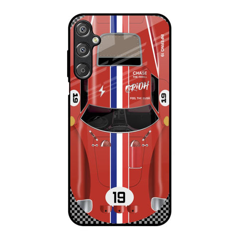 Racing Vintage Glossy Case for Samsung Galaxy M15 5G