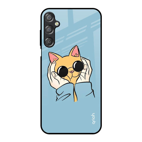 Adorable Cute Kitty Glossy Case For Samsung Galaxy M15 5G
