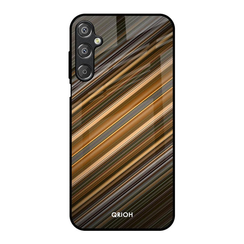 Diagonal Slash Pattern Glossy Case for Samsung Galaxy M15 5G