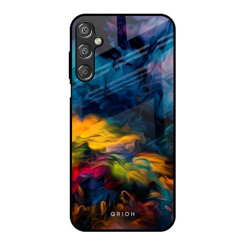 Multicolor Oil Painting Glossy Case for Samsung Galaxy M15 5G
