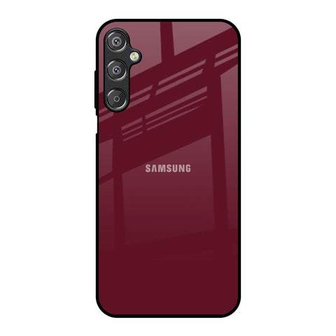 Classic Burgundy Glossy Case for Samsung Galaxy M15 5G