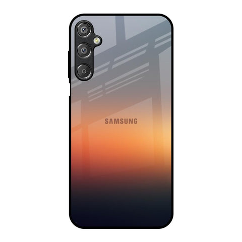 Aesthetic Orange Glossy Case for Samsung Galaxy M15 5G