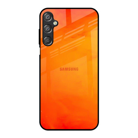 Tangy Orange Glossy Case for Samsung Galaxy M15 5G
